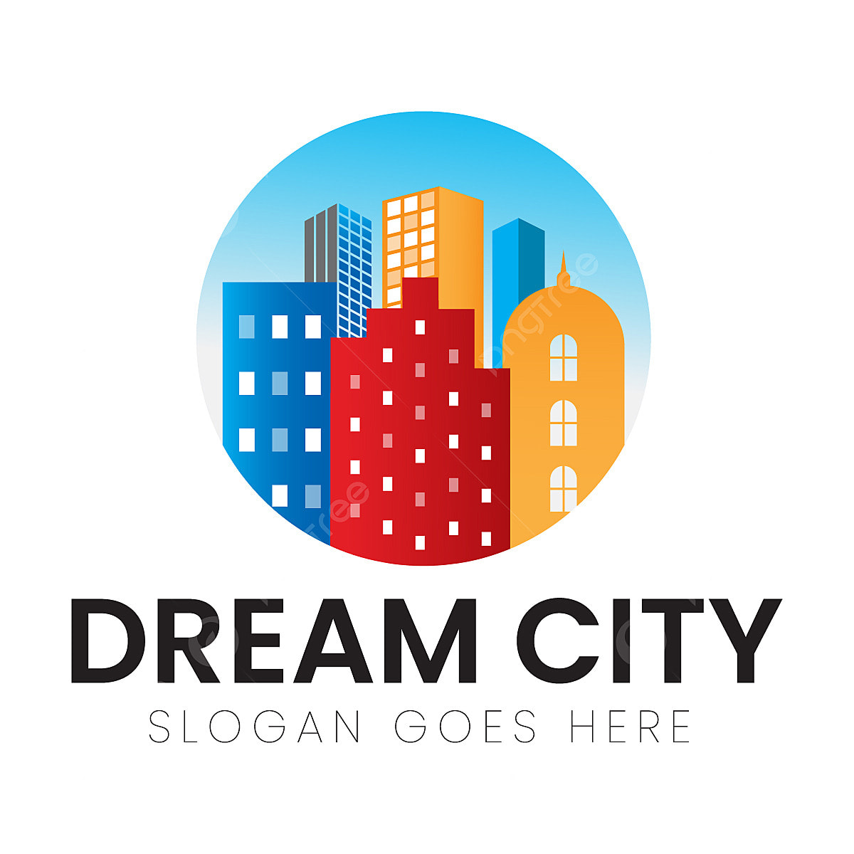 Dream City Logo - Dream Infra
